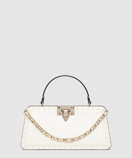 [VALENTINO-발렌티노]락스터드 송아지 가죽 클러치