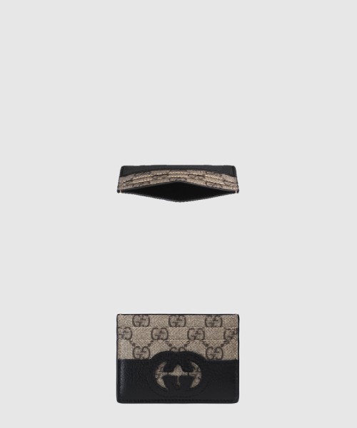 [GUCCI-구찌]컷아웃 인터로킹 G 카드 케이스 701425