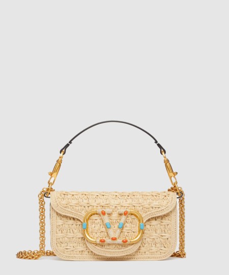 [VALENTINO-발렌티노]라피아 스몰 숄더백