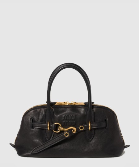 [MIUMIU-미우미우]아방뛰르 나파 가죽 탑 핸들백 5BB168