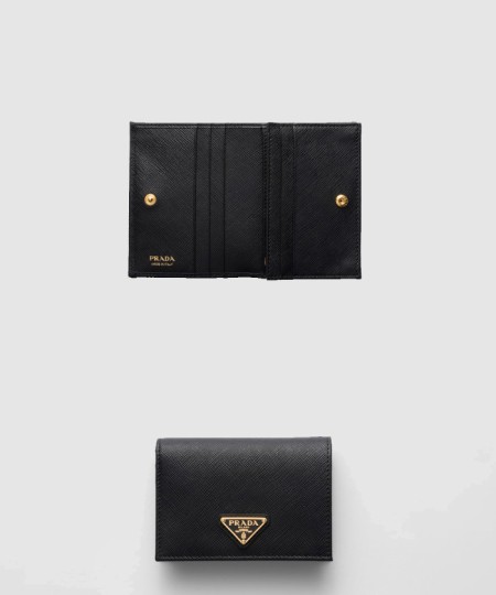 [PRADA-프라다]사피아노 트라이앵글 로고 반지갑 1MV021