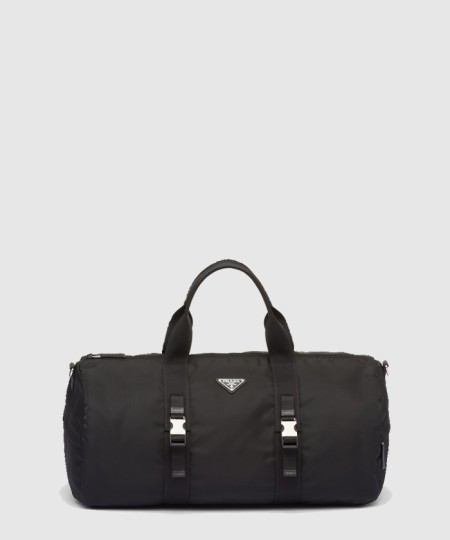 [PRADA-프라다]리나일론 및 사피아노 가죽 더플백 2VC015