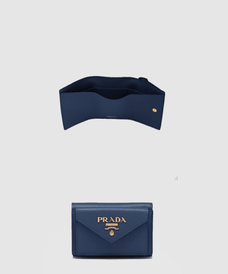 [PRADA-프라다]스몰 사피아노 가죽 지갑 1MH021