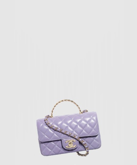 [CHANEL-샤넬]핸들 장식의 미니 플랩백 AS4924