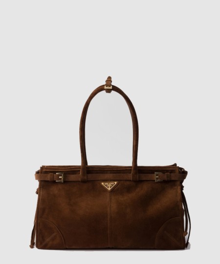 [PRADA-프라다]빅 스웨이드 레더 클러치 1BA433