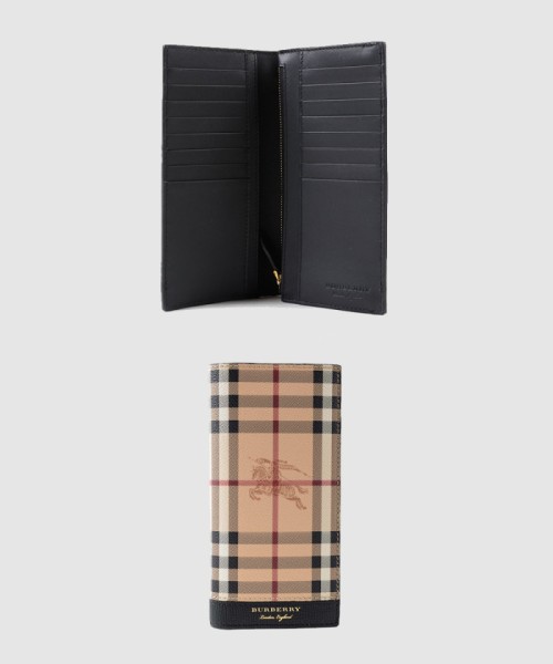 [BURBERRY-버버리]체크 패치워크 장지갑 40652351