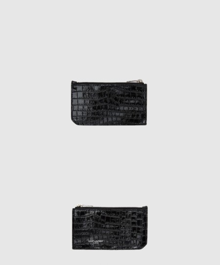 [SAINT LAURENT-생로랑]FRAGMENTS 지퍼 카드 케이스 609362