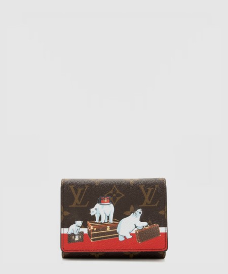 [LOUIS VUITTON-루이비통]모노그램  애니메이션 한정판 북극곰 빅터린 지갑 M62090