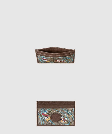 [GUCCI-구찌]디즈니x구찌 도날드덕 프린트 카드지갑 647942