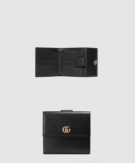 [GUCCI-구찌]GG 플랩 지갑 456112