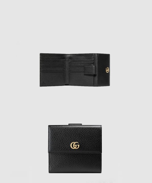 [GUCCI-구찌]GG 플랩 지갑 456112