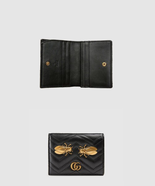 [GUCCI-구찌]GG 마몽 마틀라세 카드지갑 ‎466492