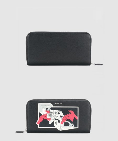 [PRADA-프라다]그래픽 프린트 지갑 2ML317