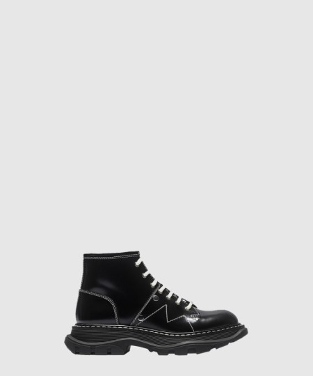 [MCQUEEN-알렉산더맥퀸]트레드 레이스 업 부츠 595469