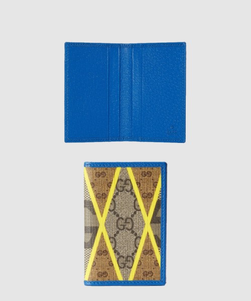 [GUCCI-구찌]아가일 프린트 카드 지갑 699267