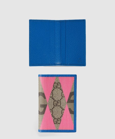 [GUCCI-구찌]아가일 프린트 카드 지갑 699267