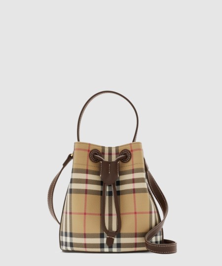 [BURBERRY-버버리]미니 체크 버킷백 81004881