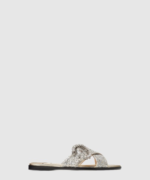 [JIMMY CHOO-지미추]Embellished Marle Sandals