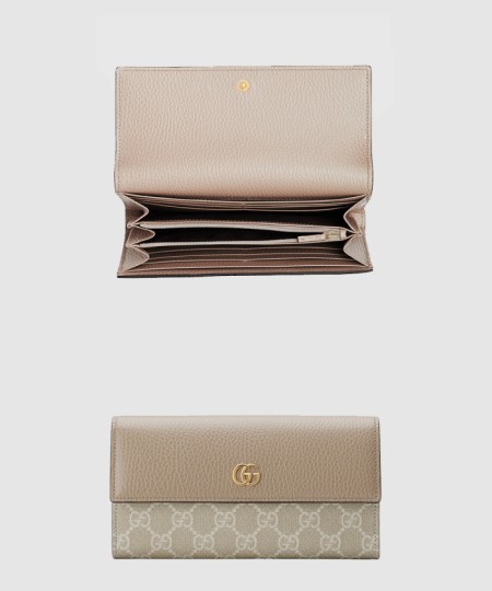 [GUCCI-구찌]GG 마몽 레더 장지갑 456116