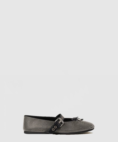 [MIUMIU-미우미우]송아지 가죽 발레리나 플랫 5F218E