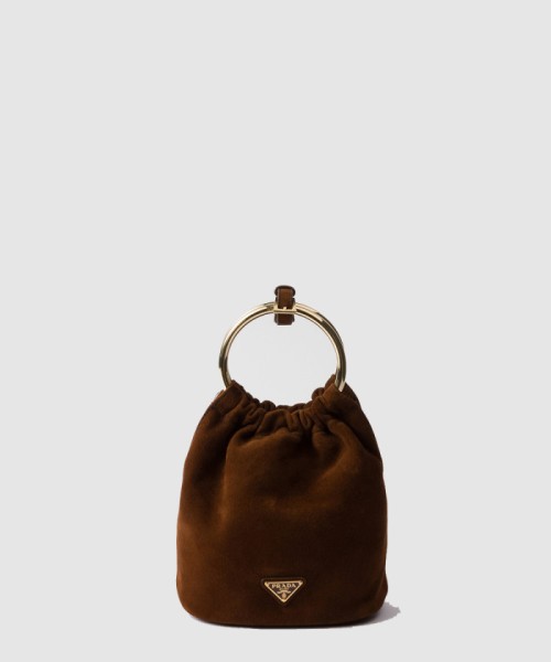 [PRADA-프라다] 스웨이드 미니백 1BC227