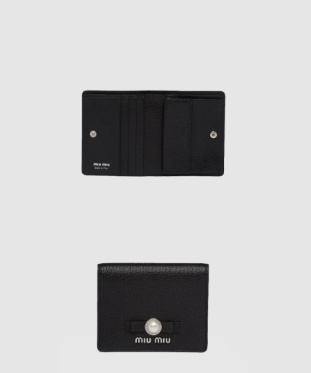 [MIUMIU-미우미우]마테라쎄 나파 반지갑 5MV204