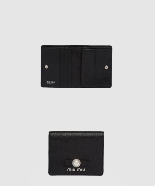 [MIUMIU-미우미우]마테라쎄 나파 반지갑 5MV204