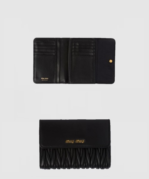 [MIUMIU-미우미우]소프트 양가죽 머니클립 5ML225