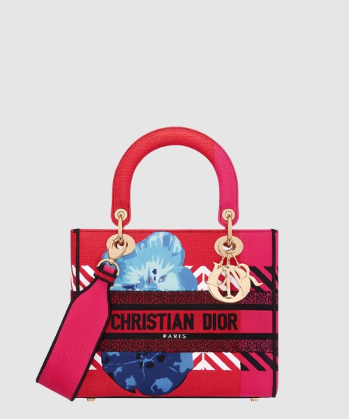 [DIOR-디올]레이디백 램스킨 미듐 M0565