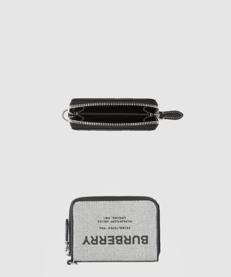 [BURBERRY-버버리]호스페리 프린트 면 캔버스 목걸이 카드지갑 80392541