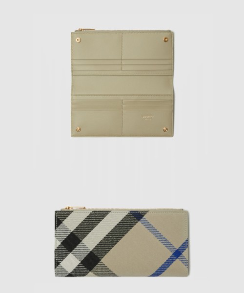 [BURBERRY-버버리]라지 체크 접이식 지갑 80859751