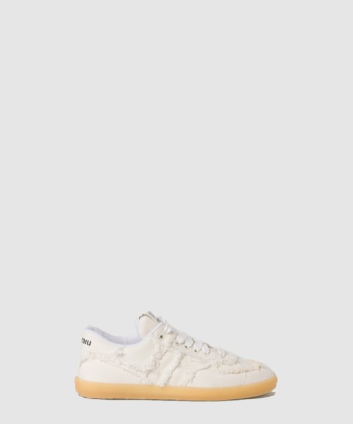 [MIUMIU-미우미우]데님 스니커즈 5E325E