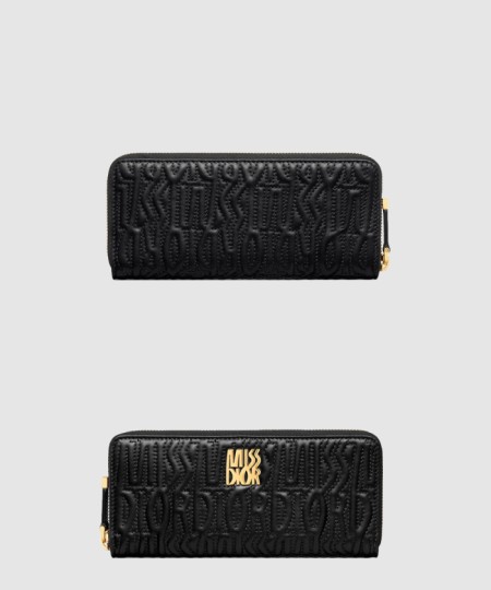 [DIOR-디올]양가죽 지퍼 지갑 S3604