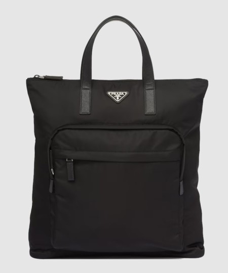 [PRADA-프라다]리나일론 및 사피아노 가죽 토트백 2VG098