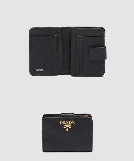 [PRADA-프라다]지퍼 반지갑 1ML018