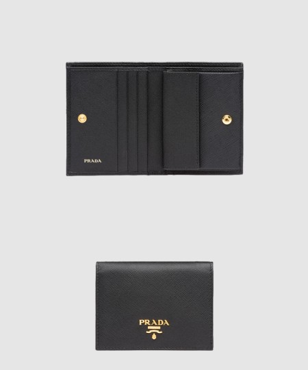 [PRADA-프라다]사피아노 메탈 로고 반지갑 1M0204