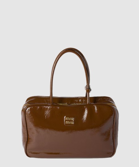 [MIUMIU-미우미우]나플락 페이턴트 가죽 보백 5BB117