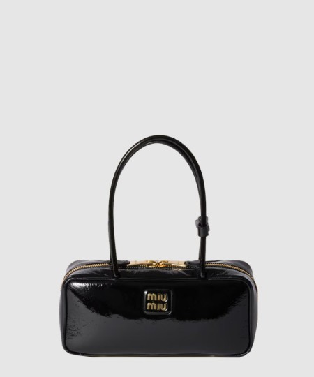 [MIUMIU-미우미우]나플락 페이턴트 가죽 보백 5BB173