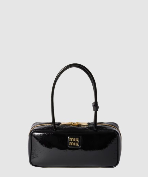 [MIUMIU-미우미우]나플락 페이턴트 가죽 보백 5BB173