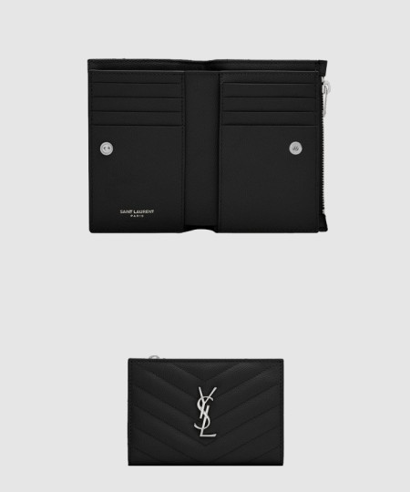 [SAINT LAURENT-생로랑]투파트 지퍼 중지갑 668287