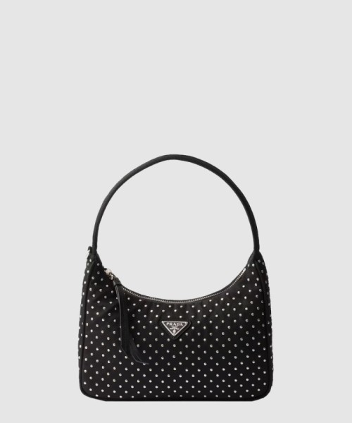 [PRADA-프라다]스터드 장식 리나일론 미니백 1BC515