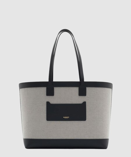 [BURBERRY-버버리]캔버스 미디엄 토트백 80895691
