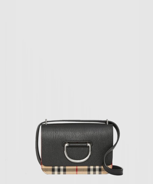 [BURBERRY-버버리]미니 체크 D링백 80109591