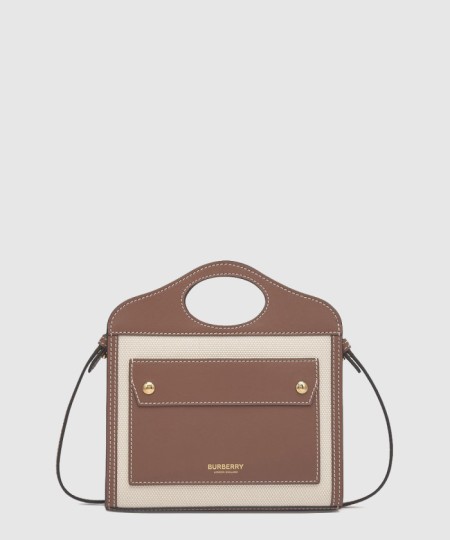 [BURBERRY-버버리]미니 투톤 크로스백 8052898