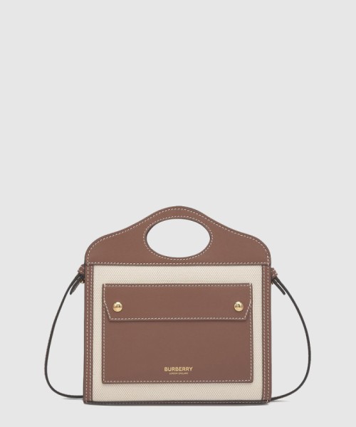 [BURBERRY-버버리]미니 투톤 크로스백 8052898