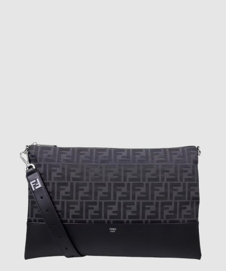 [FENDI-펜디]FF 로고 자카드 크로스백 7N0144