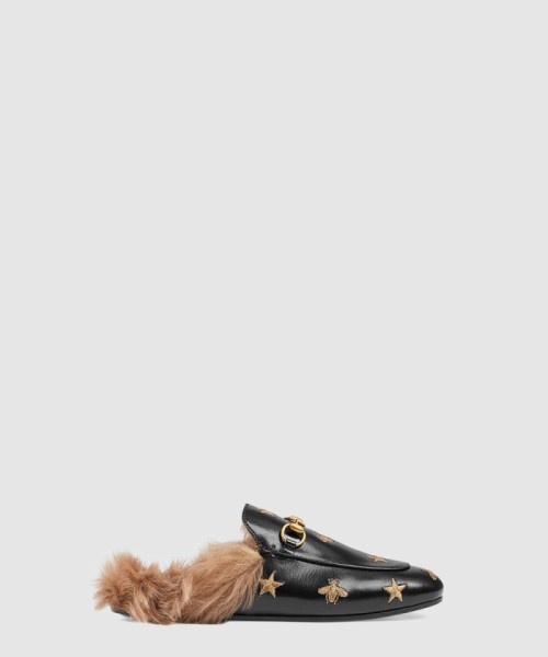 [GUCCI-구찌]자수 꿀벌 슬리퍼 505277