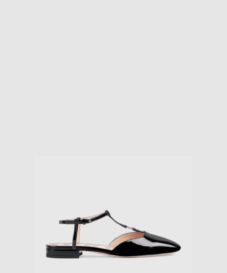 [GUCCI-구찌]더블 G 플랫 발레 슈즈 754136