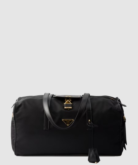 [PRADA-프라다]자물쇠가 있는 라지 리나일론 탑 핸들백 1BB135