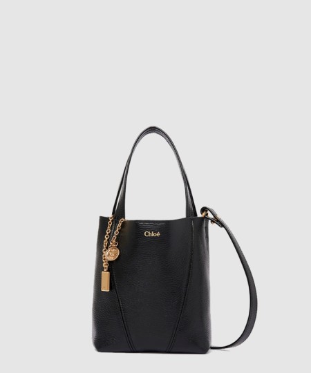 [CHLOE-끌로에]그레인드 가죽 스몰 Chloé Spin 토트백 SS812